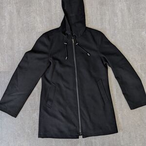 Men's Black Hooded Jacket